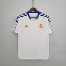 Camisa Real Madrid Treino 2021/22 Adidas Retrô - Branca
