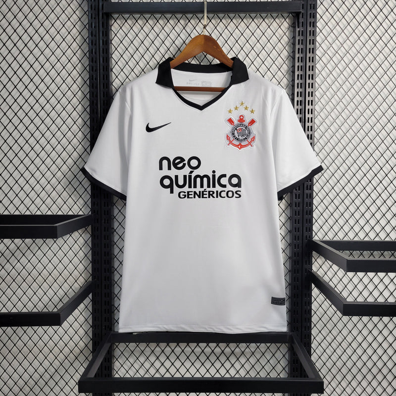 Camisa Corinthians Away 2011 - Versão Retrô Branca