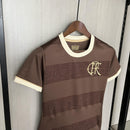 Camisa CRF Edição Especial 24/25 - Feminina Baby Look Marrom Consciência Negra
