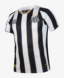 Camisa Santos Away 24/25 - Preta e branca