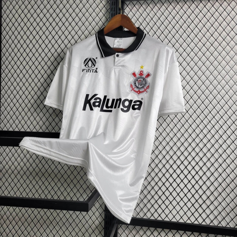 Camisa Corinthians Fora 1994 - Versão Retrô Branca