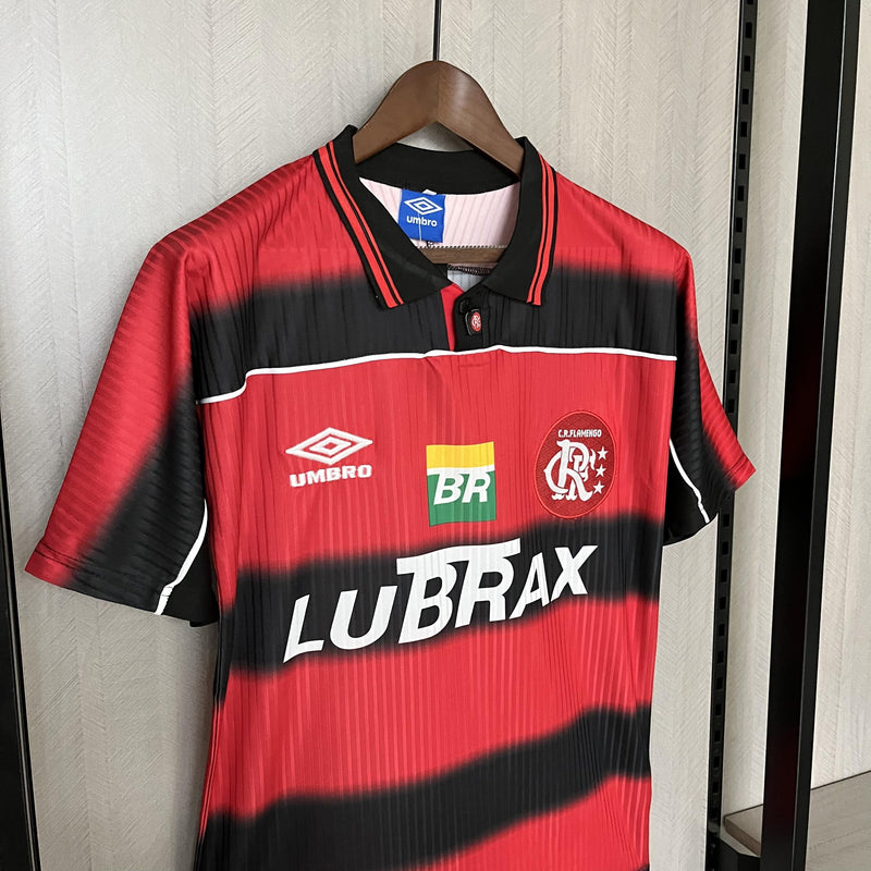Camisa Flamengo Titular 1997 - Versão Retrô Lubrax
