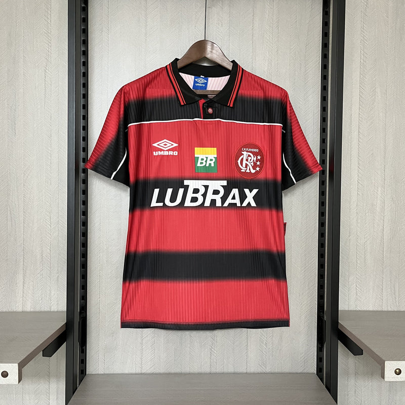 Camisa Flamengo Titular 1997 - Versão Retrô Lubrax