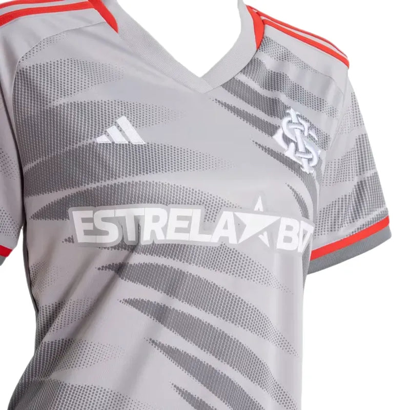 Camisa Internacional Third 24/25 - Versão Feminina Baby Look Cinza