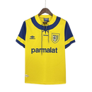 Camisa Retrô Parma I Champion 1993/95 Masculino Amarelo e Azul