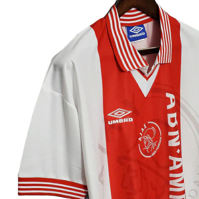 Camisa Ajax Retrô 1995/1996 Vermelha e Branca - Umbro