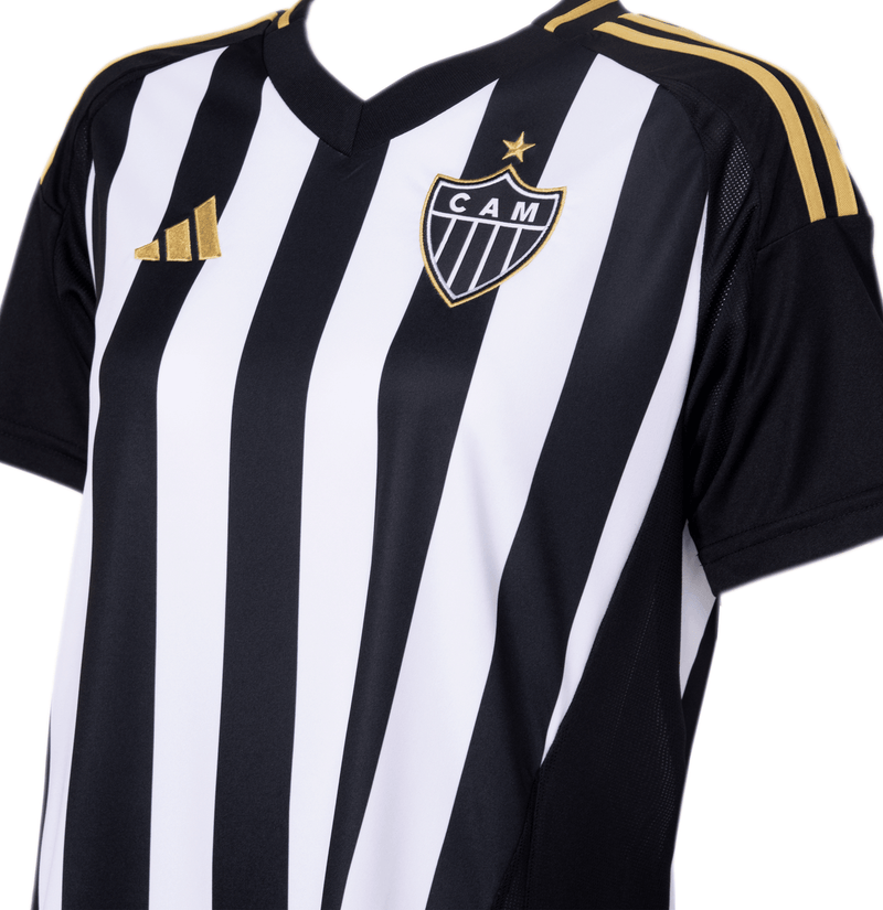 Camisa Atlético Mineiro Titular 25/26 - Versão Feminina Baby Look